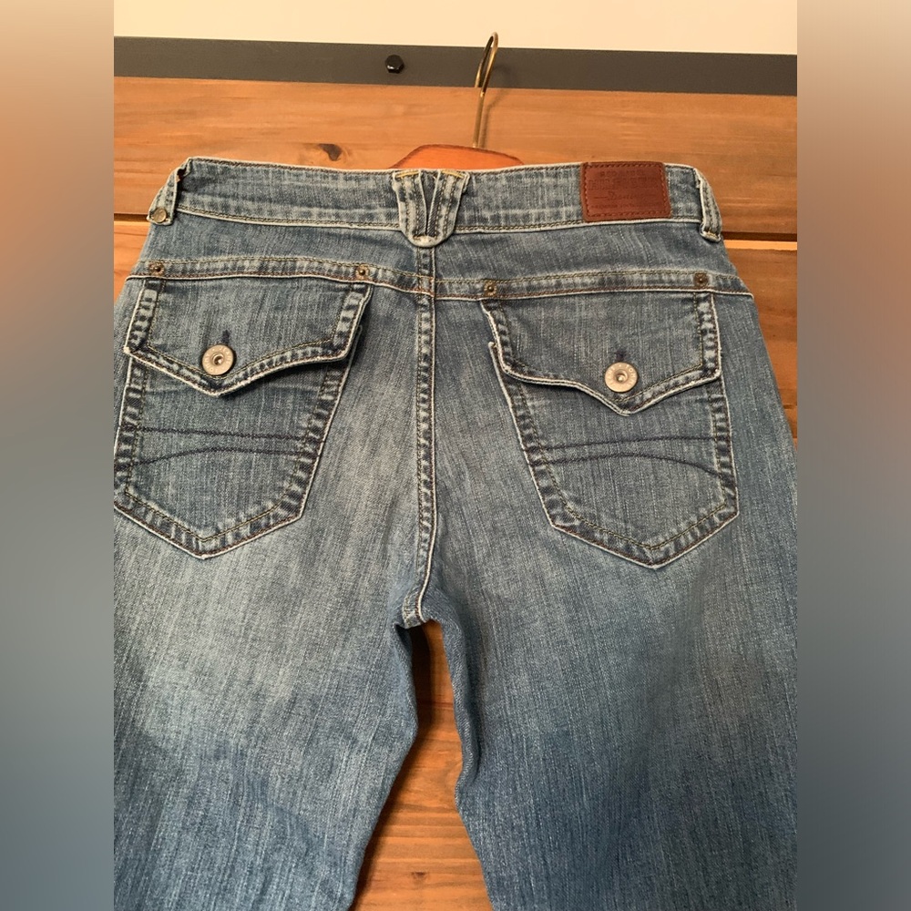 Tommy Hilfiger Red Label Denim Women low Rise jeans size 28 flare - Picture 4 of 10